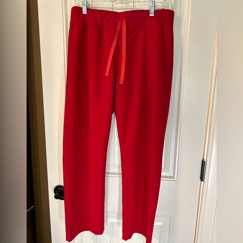 FIGS Technical - Livingston Scrub Pant ***POP RED!***